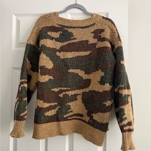 Camouflage Knit Sweater